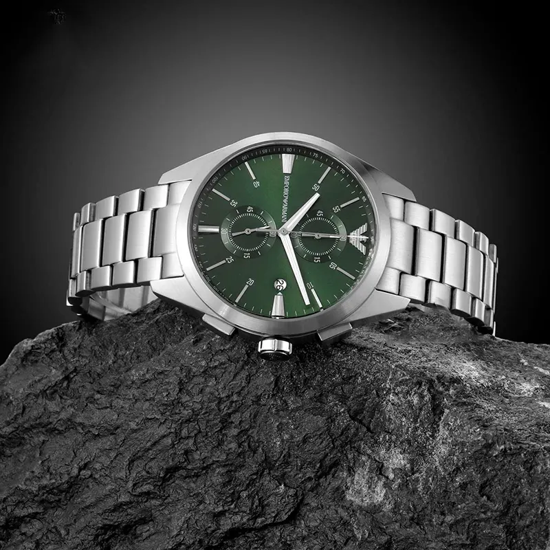 Emporio Armani Chronograph Green Dial Men's Watch | AR11480